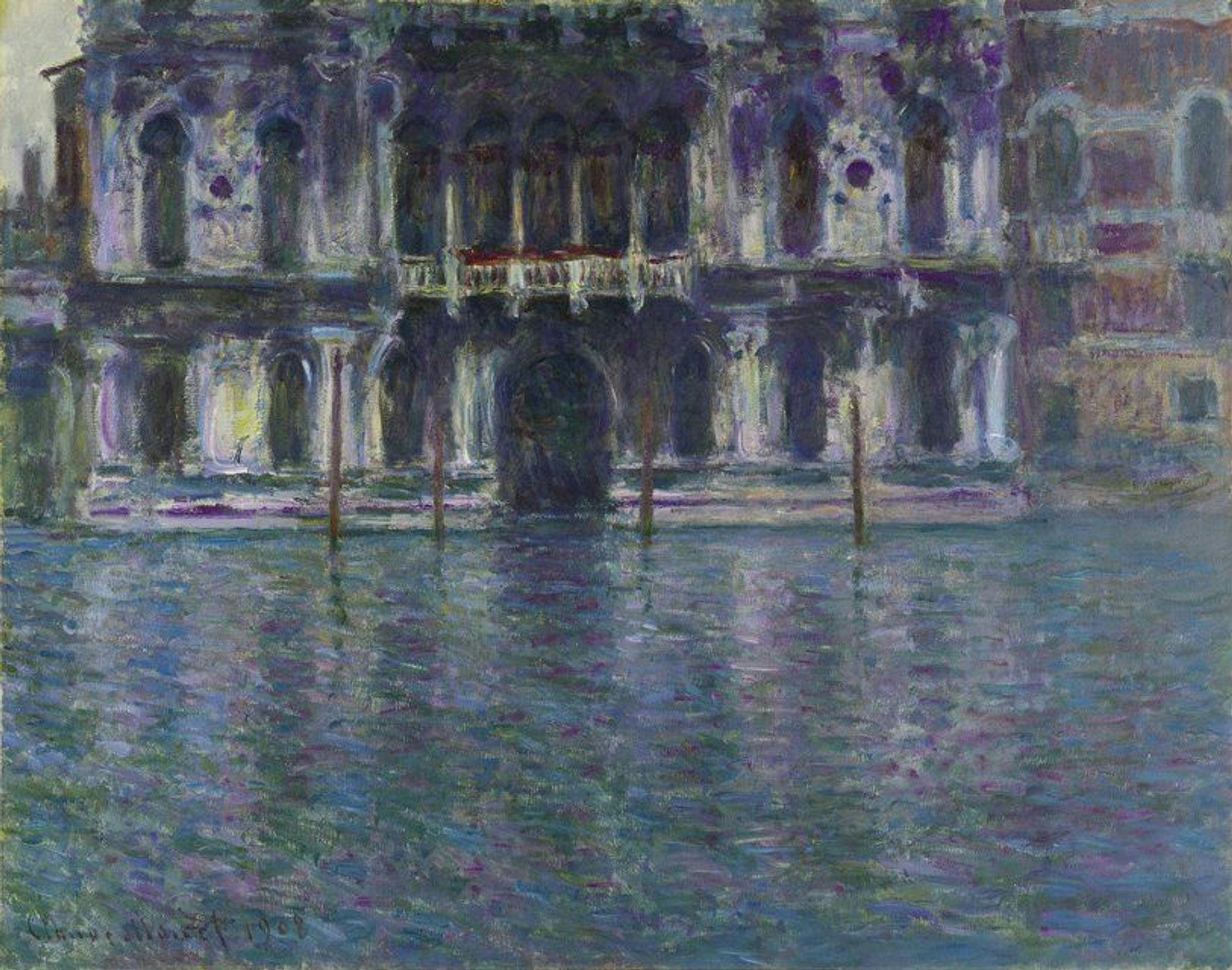 Claude Monet.  The Palazzo Contarini, 1908.